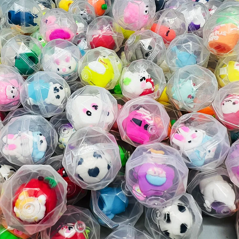 Claw Crane Machine - Przezroczyste skręcone jajko do Mini pazurów