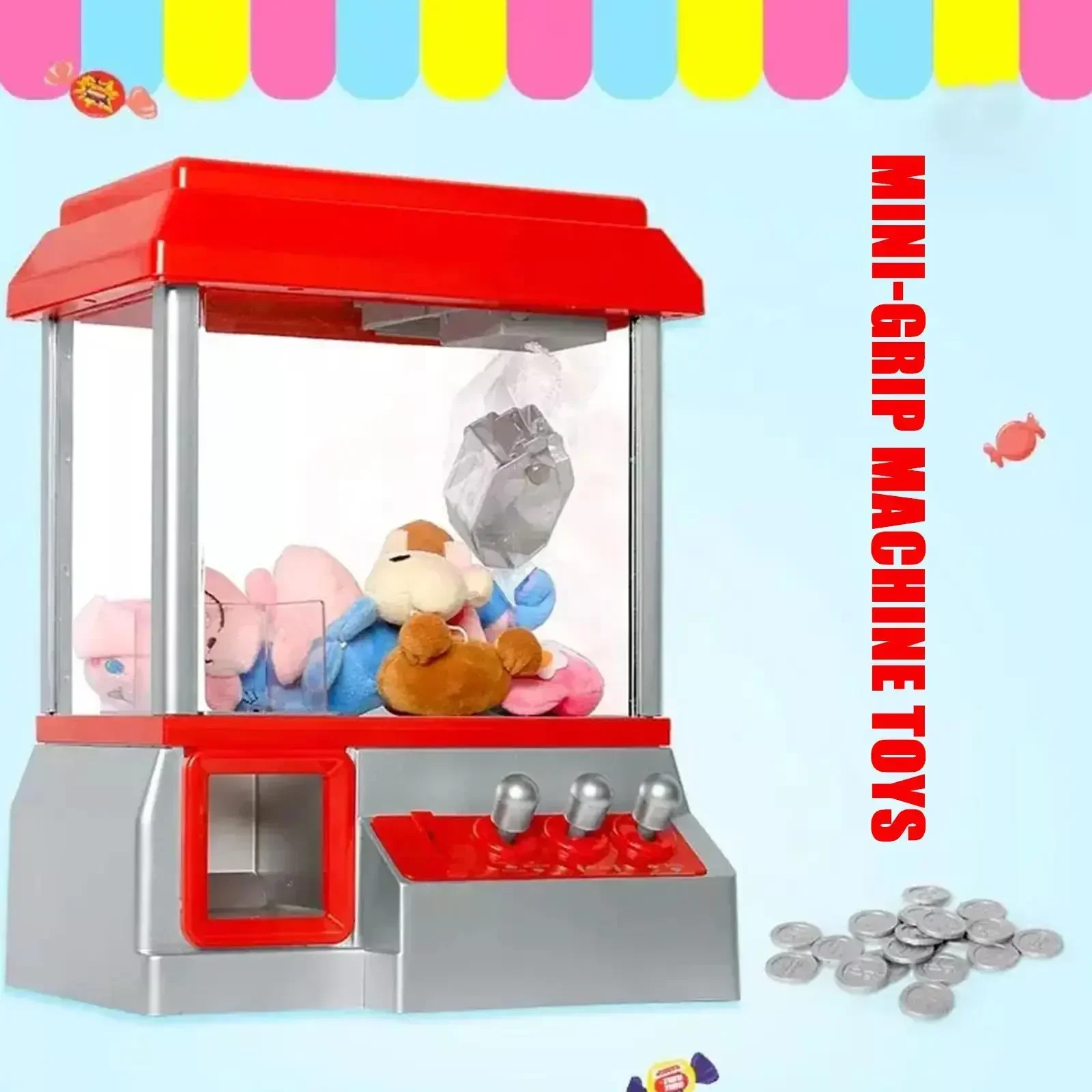 Claw Crane Machine - Mini gra na monety dla dzieci