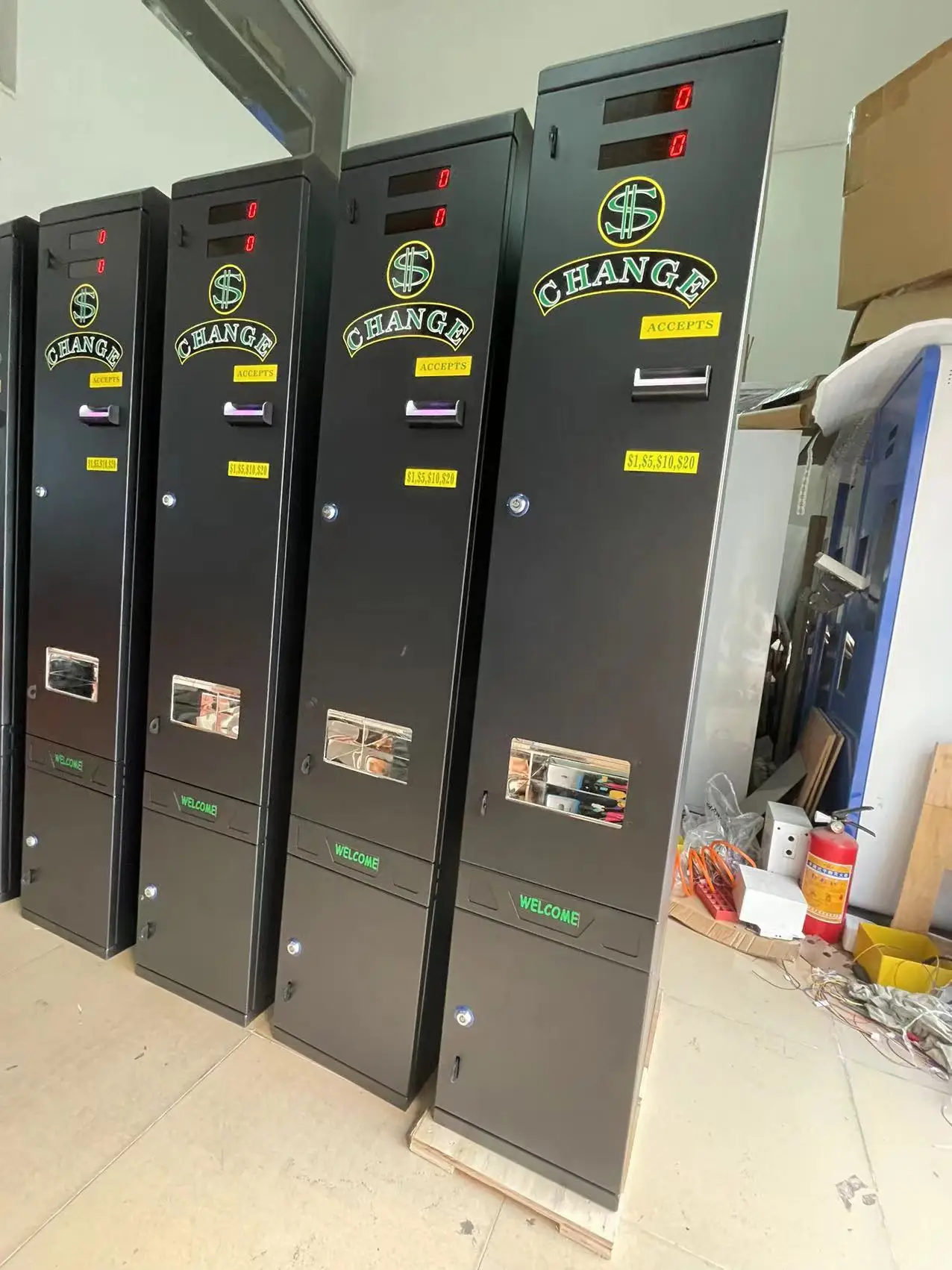 Vending Q - # Automat do wymiany banknotów i