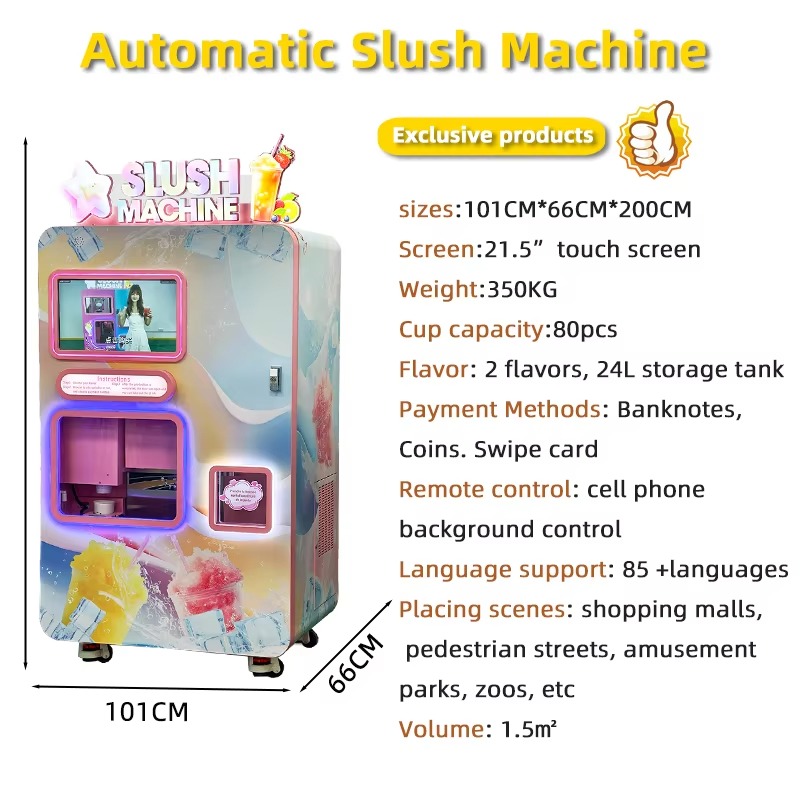 Automat do slushie z regulacją – Slushie Machine Vending recenzja i cena