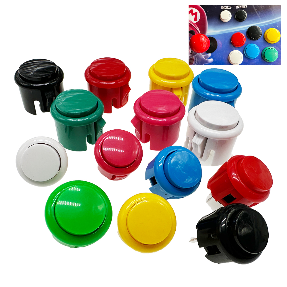 12 szt. Przycisków Sanwa 30mm  – Arcade Wangan Midnight recenzja i cena