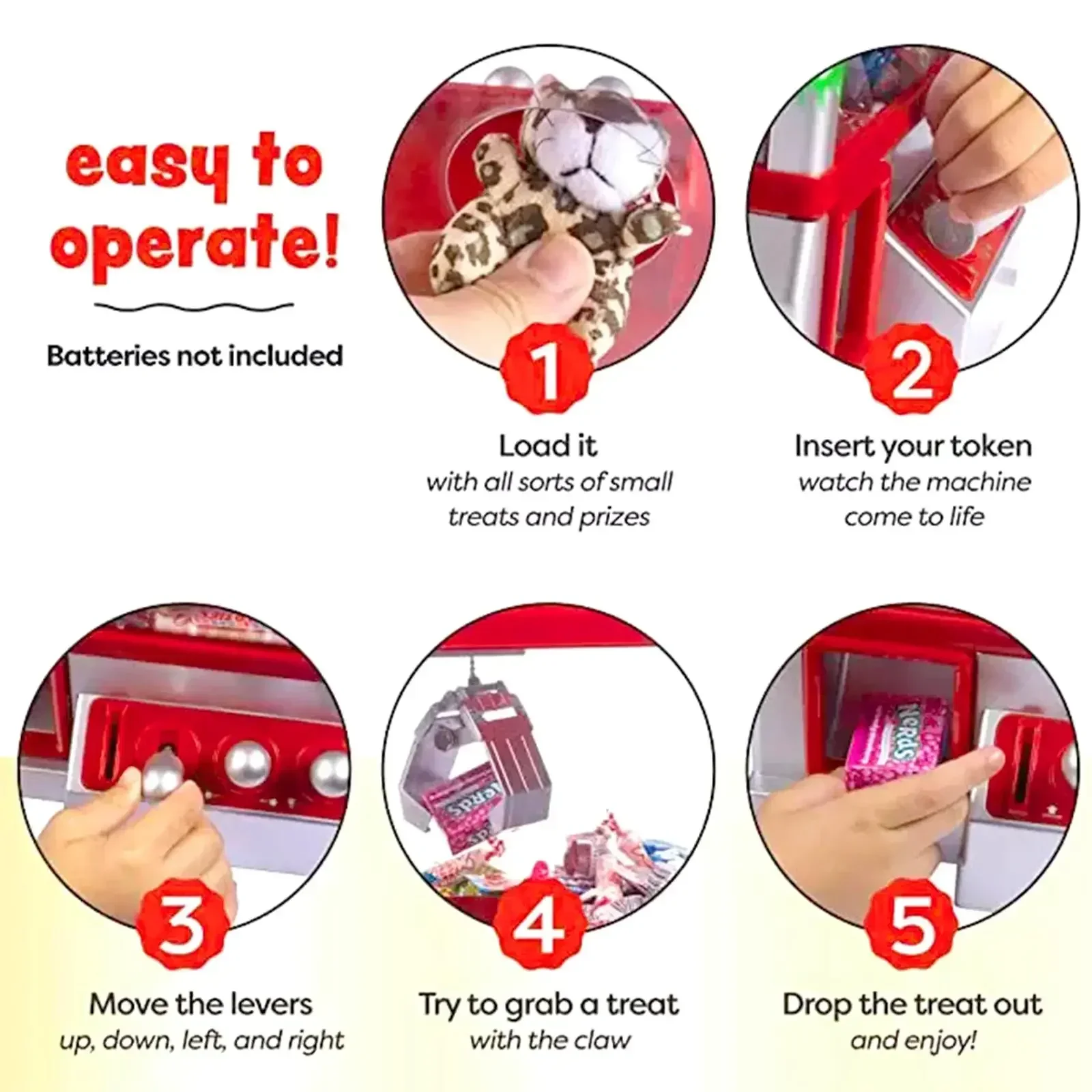 Mini gra na monety dla dzieci  – Claw Crane Machine recenzja i cena