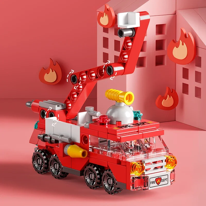 Klocki konstrukcyjne City Fire – Claw Crane Machine recenzja i cena